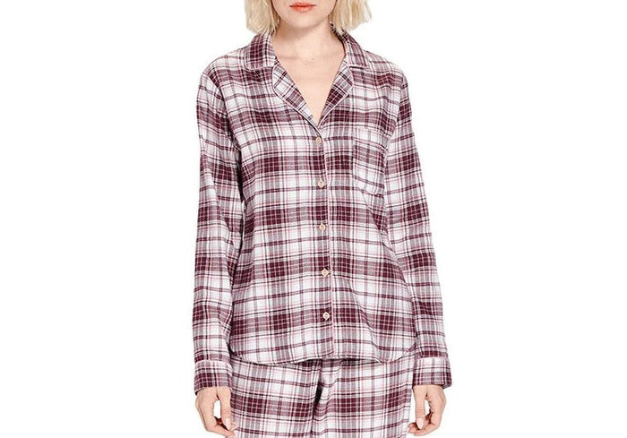 Ugg Womens Raven Flannel Sleepwear Top, Size Medium by Vanessa Jane