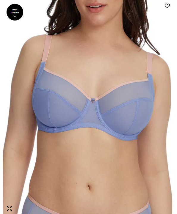 Skarlett Blue Womens Spellbound Full Coverage Underwire Bra -Size 34G by Vanessa Jane