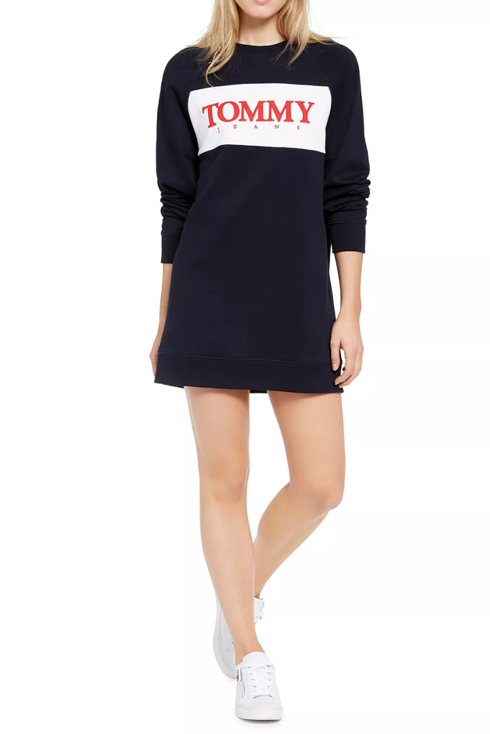 Tommy Hilfiger Graphic Sweatshirt Knit Dress by Vanessa Jane