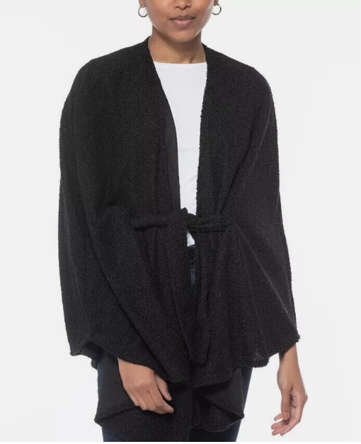 Inc International Concepts Sherpa Faux Fur Belted Kimono, One Size by Vanessa Jane