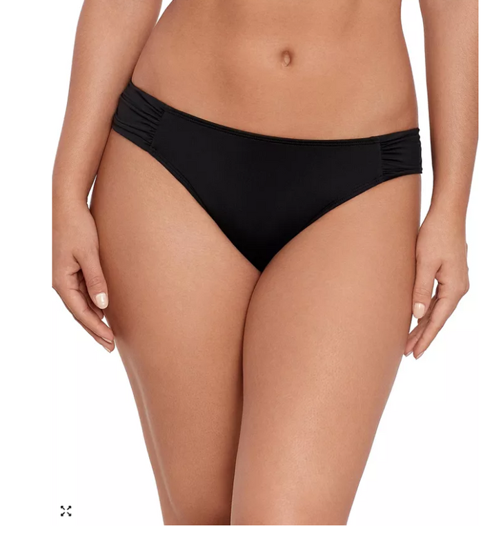 Lauren Ralph Lauren Womens Shirred Side Tab Hipster Swim Bottom, size 10 by Vanessa Jane