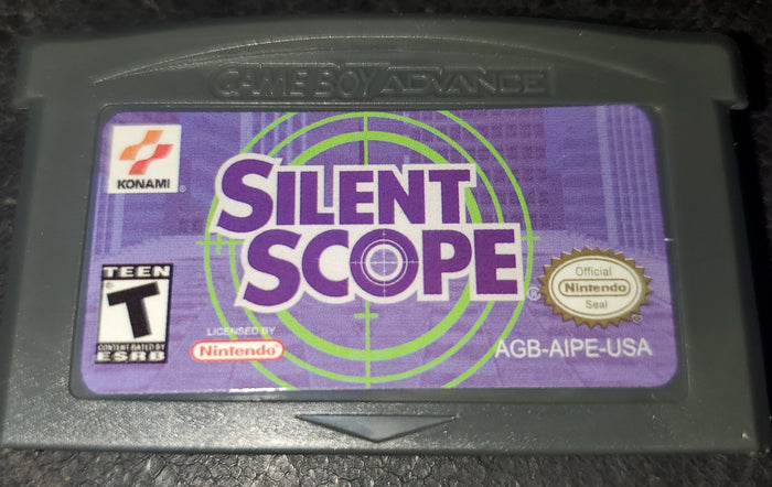 Silent Scope GBA Video Game Cartridge Nintendo Game Boy Advance 2002 by VintageVideoGameStore