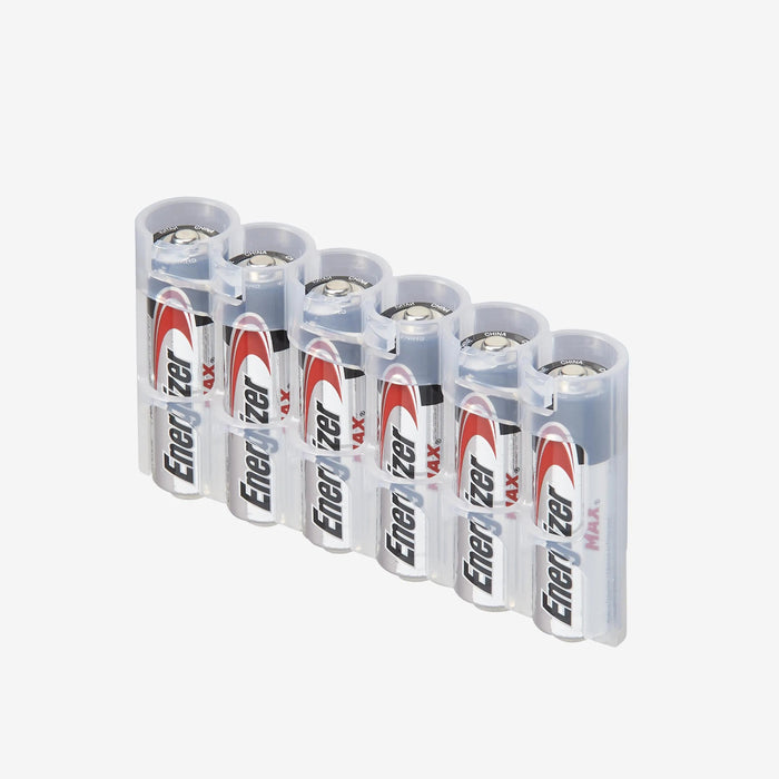 Slim Line AA 6 Pack (Clear) by Storacell
