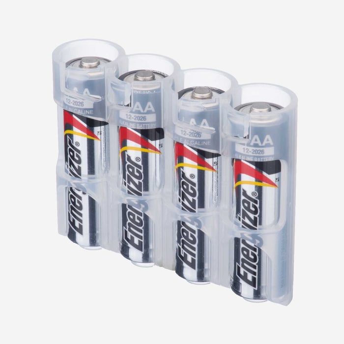 Slim Line AA 4 Pack (Clear) by Storacell