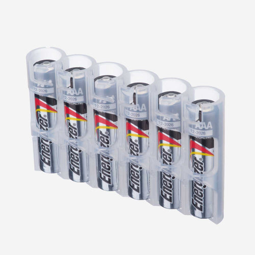Slim Line AAA 6 Pack (Clear) by Storacell