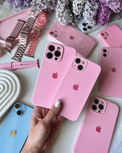 iPhone Camera Protection Silicone Case (Candy Pink) by Vogueen