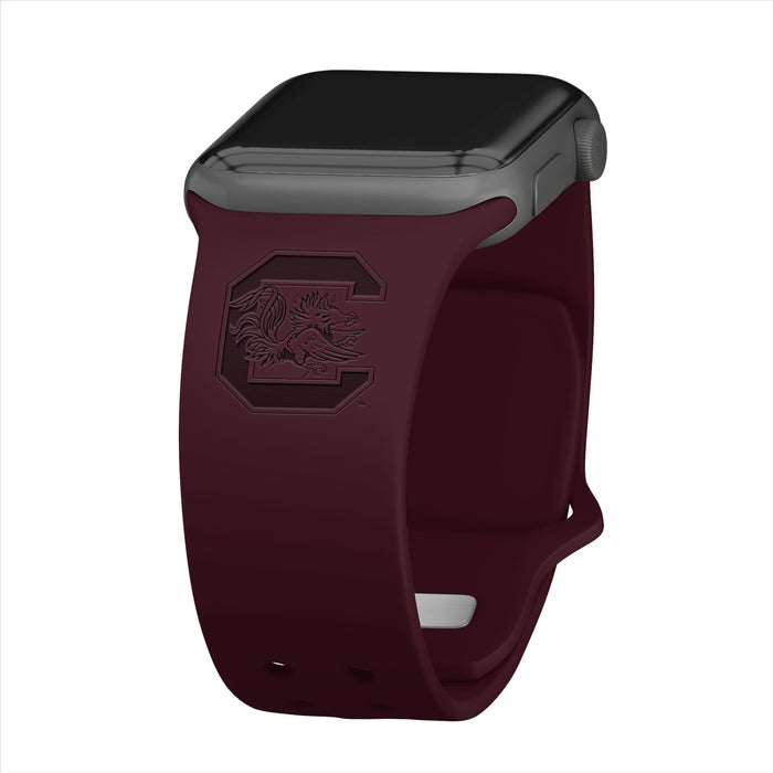 South Carolina Gamecocks Engraved Apple Watch Band by Affinity Bands