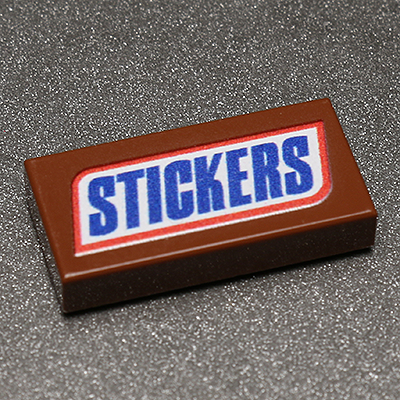 Stickers - Custom Printed 1x2 Tile by B3 Customs