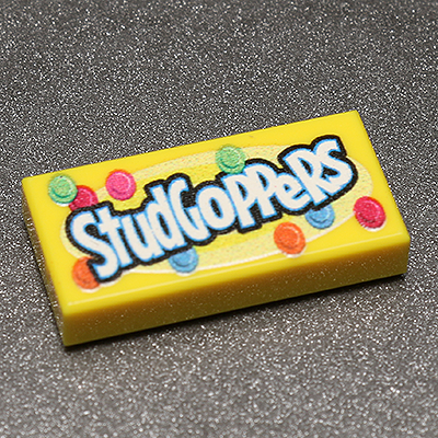Studgoppers - Custom Printed 1x2 Tile by B3 Customs