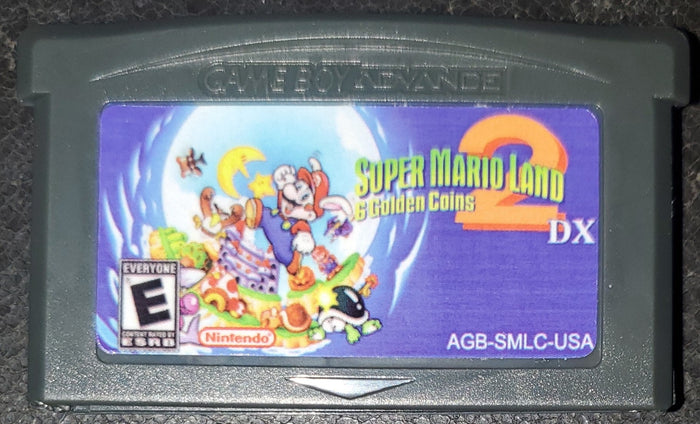 Super Mario Land 2, 6 Golden Coins DX GBA Video Game Boy Advance by VintageVideoGameStore