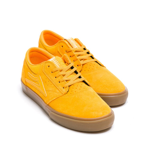 Lakai Griffin Skate Shoe - Yellow/Gum Suede by Swell-O-Phonic