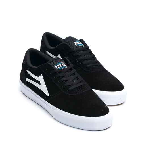 Lakai Manchester Skate Shoes - Black/Suede by Swell-O-Phonic