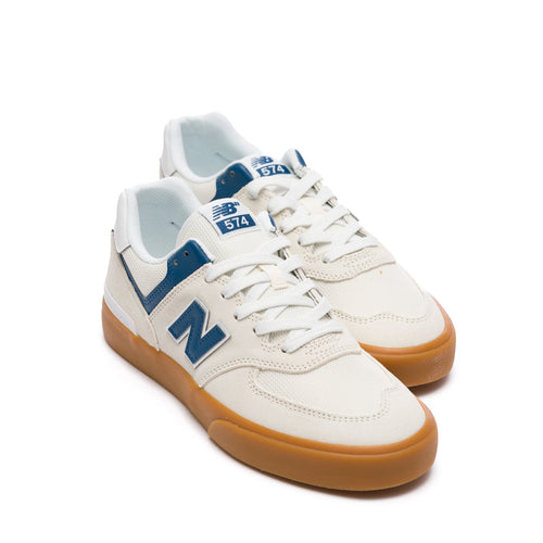 New Balance Numeric 574 Vulc - Sea Salt/Blue by Swell-O-Phonic