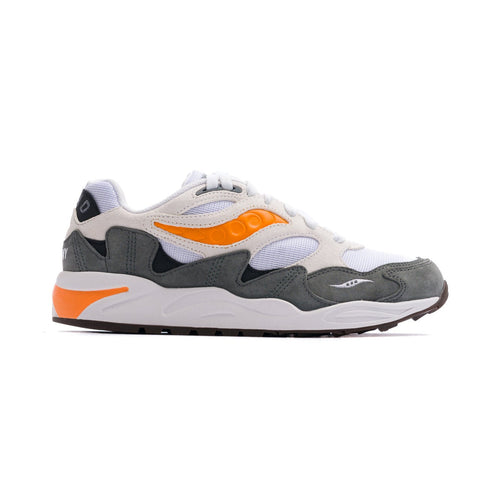 Saucony Original Grid Shadow 2 - White/Grey by Swell-O-Phonic