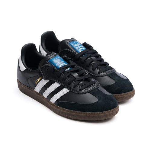 Adidas Skateboarding Samba ADV Skate Shoe - Black/White by Swell-O-Phonic