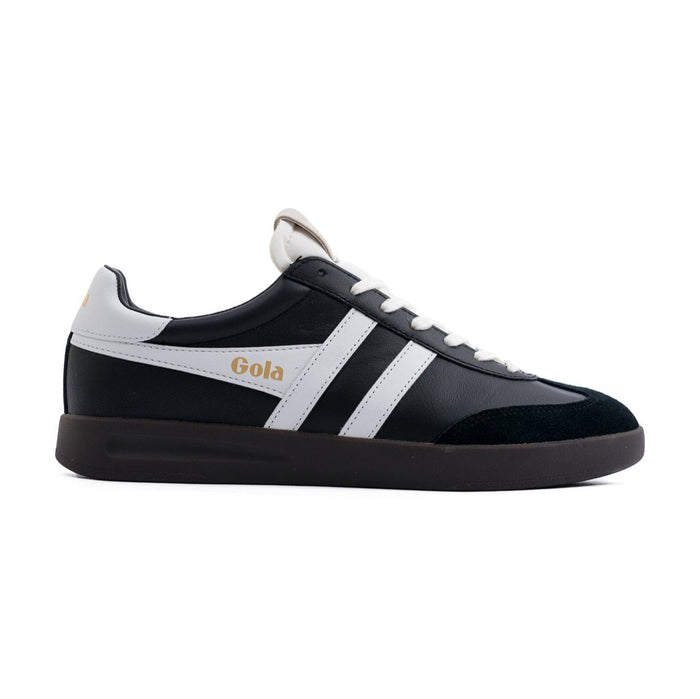 Gola Cyclone Men's Shoes - Leather Black/White/Dark Gum by Swell-O-Phonic