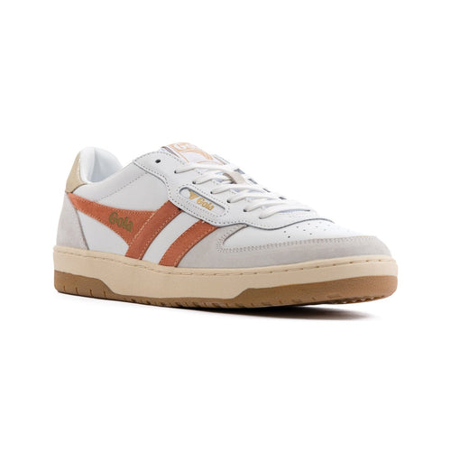 Gola Hawk Women's Shoes - White/Terracotta/Gold by Swell-O-Phonic