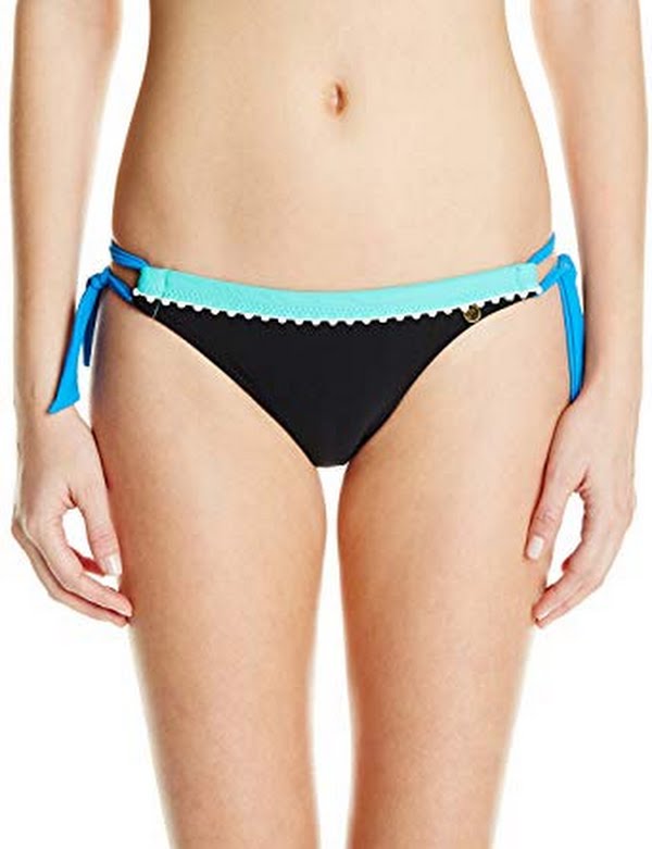 Raisins Women’s Sweet Cheeky Stringer Bikini Bottom,Size Large by Vanessa Jane