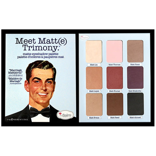 theBalm Meet Matt(e) Trimony Eyeshadow Palette - 9 Shades by Avera Group