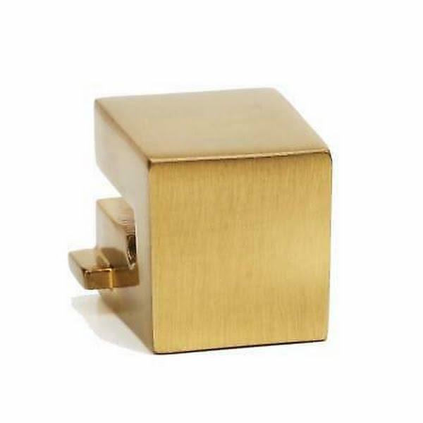Also A2670 1/2 Inch Square Cabinet Ring Pull Mount ? Less Ring Satin Brass Cabin by Vanessa Jane