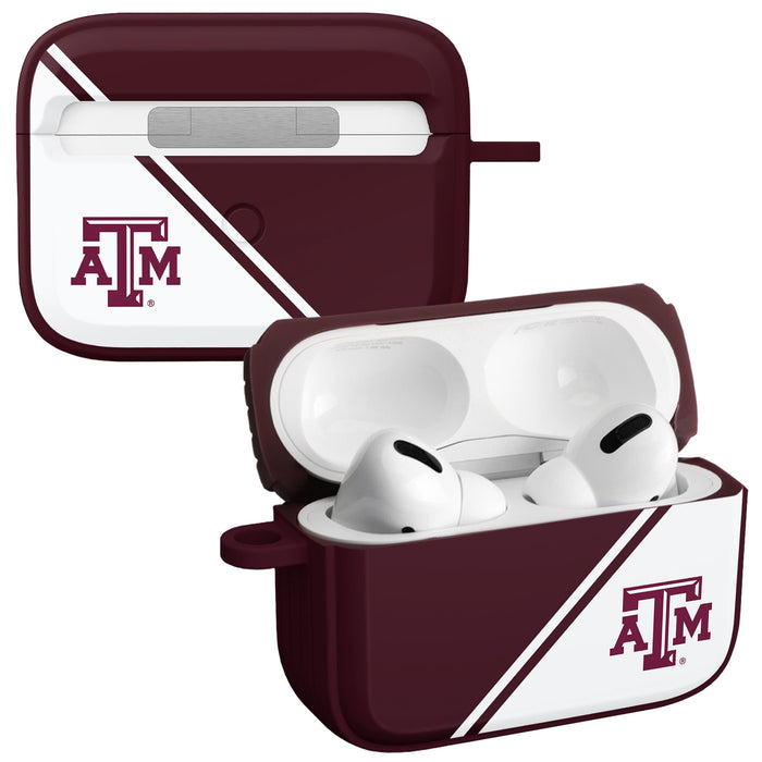 Texas A&M Aggies HDX Champion Series Apple AirPods Pro 1 & 2 Case Cover by Affinity Bands