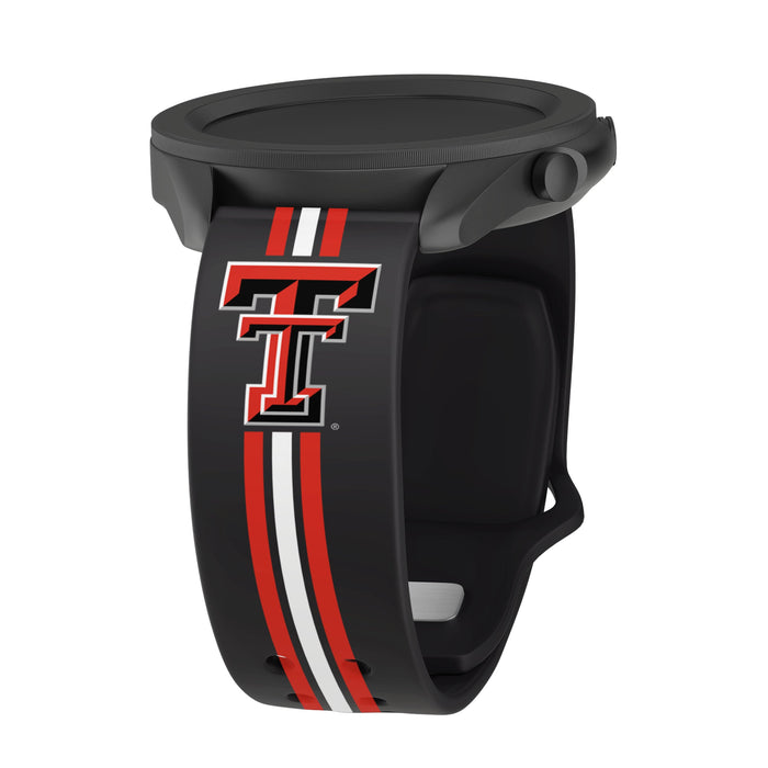 Texas Tech Red Raiders HD Watchband for Samsung, Garmin, Fossil, and More for Samsung, Garmin, Fossil, and More by Affinity Bands