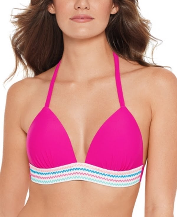 Salt + Cove Juniors Push-Up Halter Bikini Swim Top by Vanessa Jane