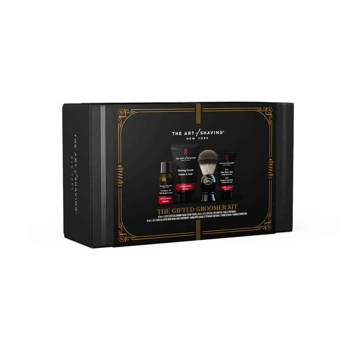 The Art of Shaving Sandalwood Gifted Groomer Kit - 4 Elements by Nava Beauty
