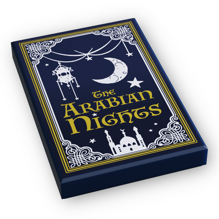 Arabian Night Book Tile (2x3) by B3 Customs