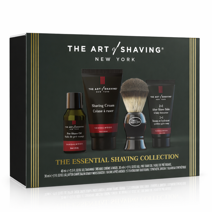 The Art of Shaving Essential Shaving Collection Sandalwood by Nava Beauty