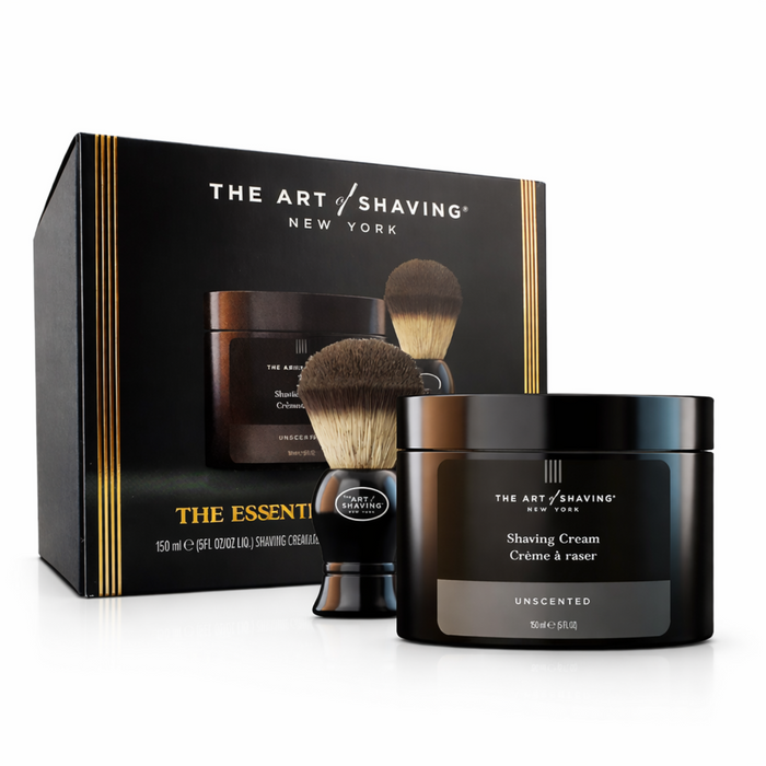 The Art of Shaving Essential Starter Kit - Unscented (Travel Size) by Nava Beauty