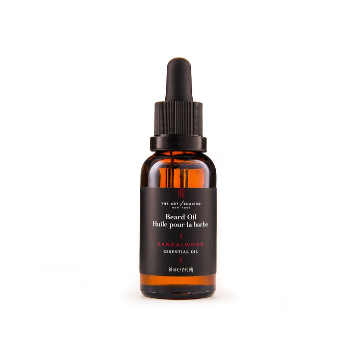The Art of Shaving Sandalwood Beard Oil 1 Oz by Nava Beauty