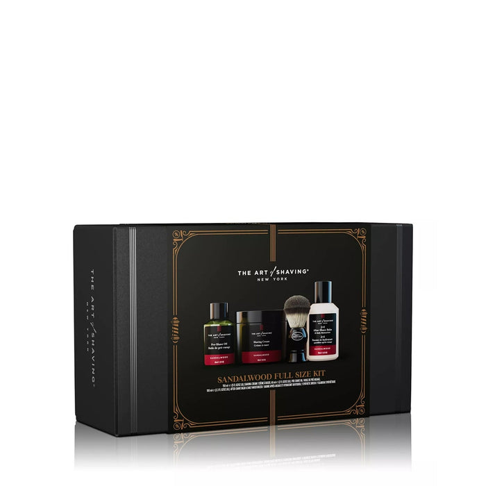 The Art of Shaving Sandalwood Full Size Kit by Nava Beauty