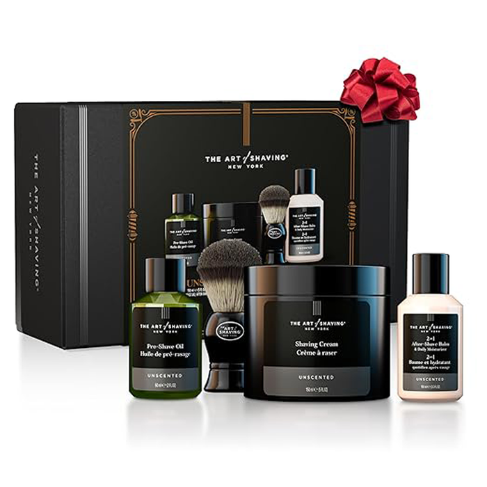 The Art of Shaving Unscented Shaving Kit by Nava Beauty