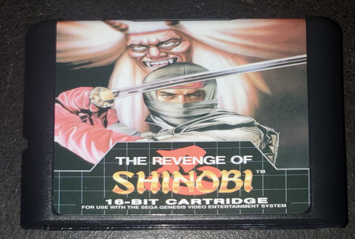 The Revenge of Shinobi Sega Genesis Mega Drive Video Game Cartridge by VintageVideoGameStore