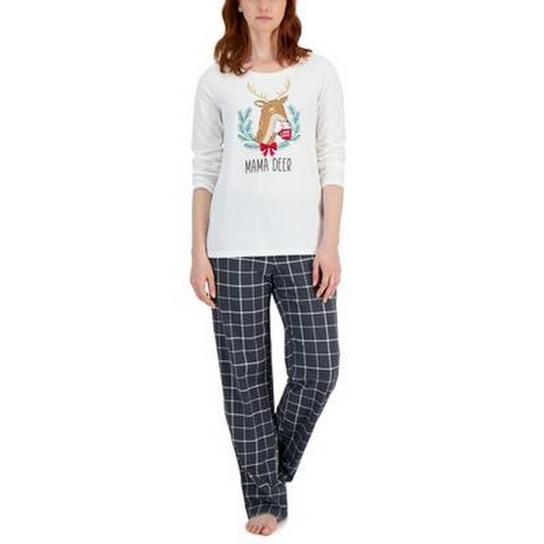 Family Pajamas Matching Womens Mama Deer Mix It Family Pajama Set by Vanessa Jane