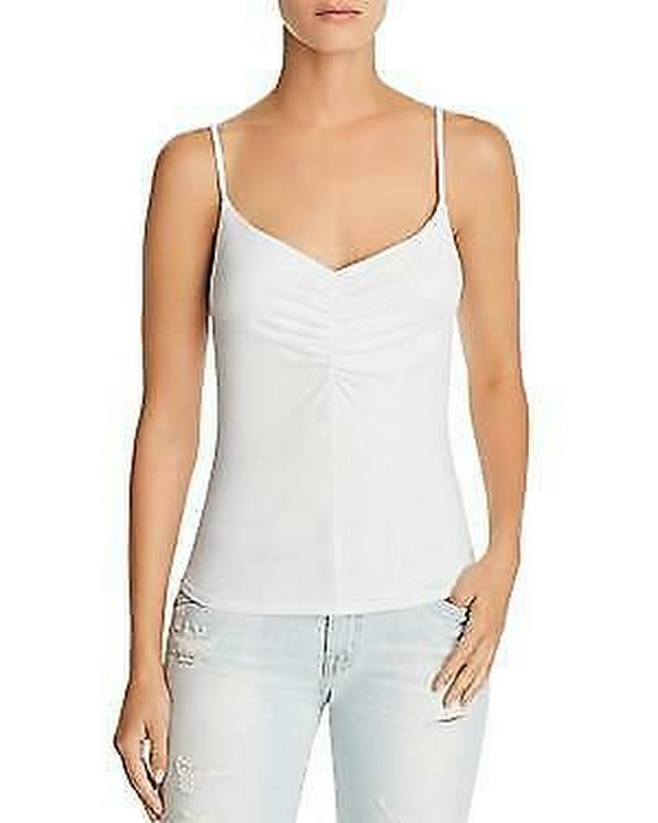 Aqua Women's Ruched Camisole, Size Large by Vanessa Jane