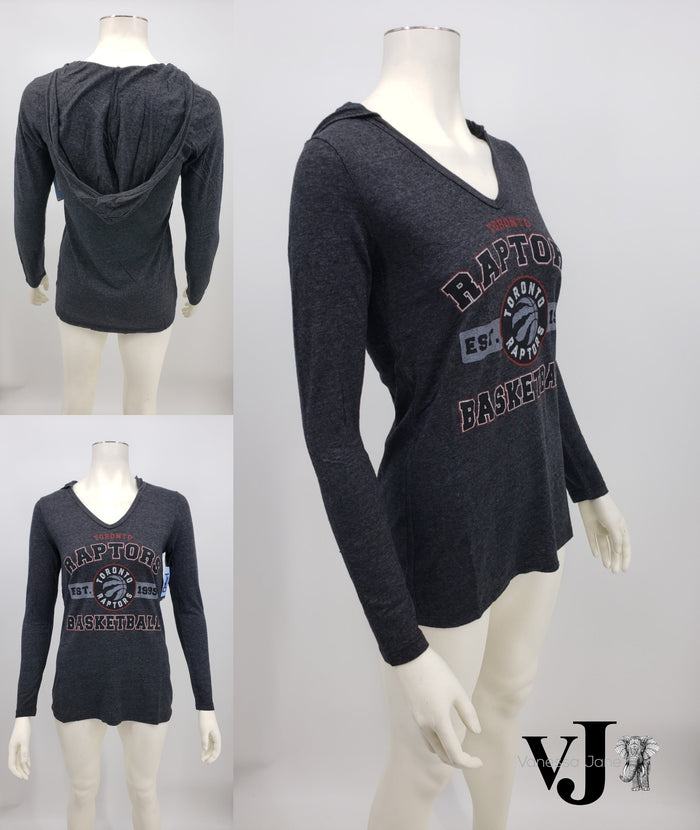 Majestic Athletic NBA Toronto Raptors Womens Premium TriblenHoodie, Size Medium by Vanessa Jane