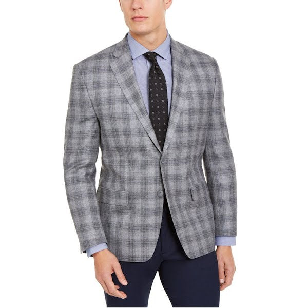 Lauren Ralph Lauren Mens Lexington Wool Blend Window Pane Two-Button Blazer by Vanessa Jane