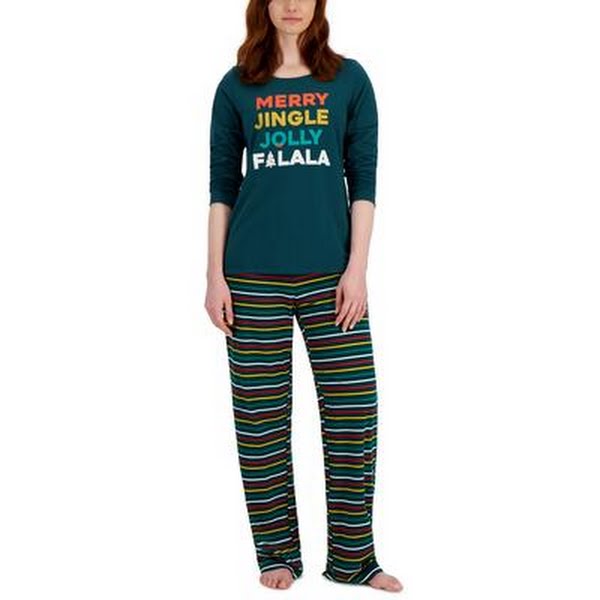 Family Pajamas Matching Womens Merry Jingle Mix It Family Pajama Set by Vanessa Jane