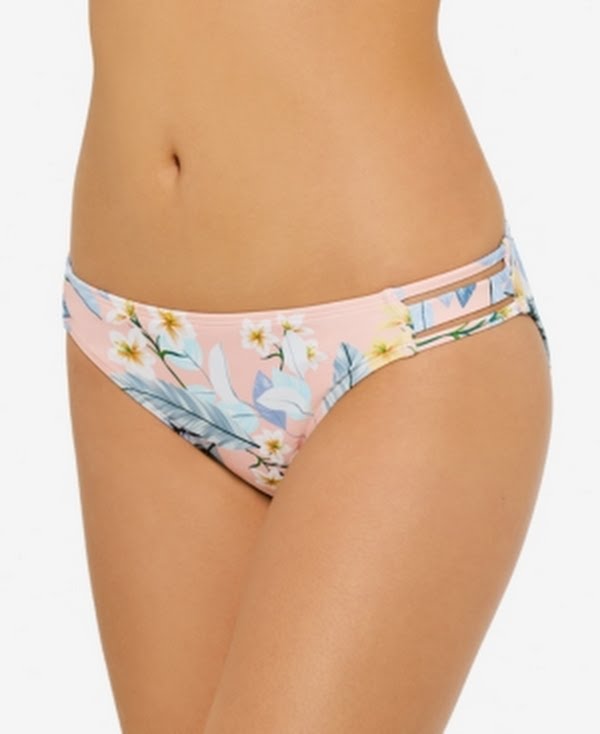 Hula Honey Moana Blossom Strappy Bikini Swim Bottoms by Vanessa Jane