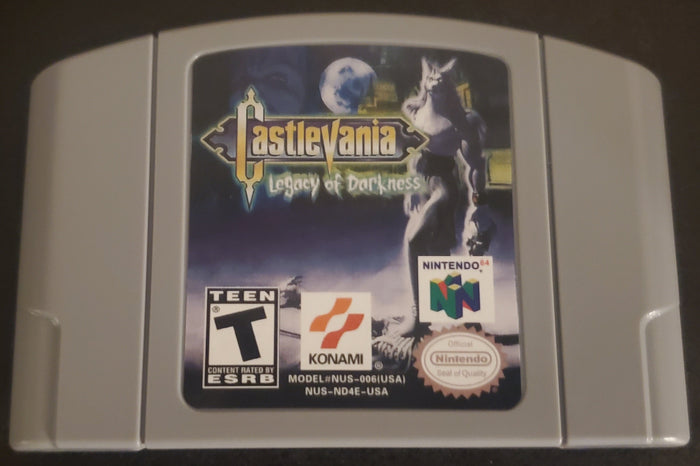 Castlevania Legacy of Darkness N64 Nintendo 64 Video Game Cartridge by VintageVideoGameStore
