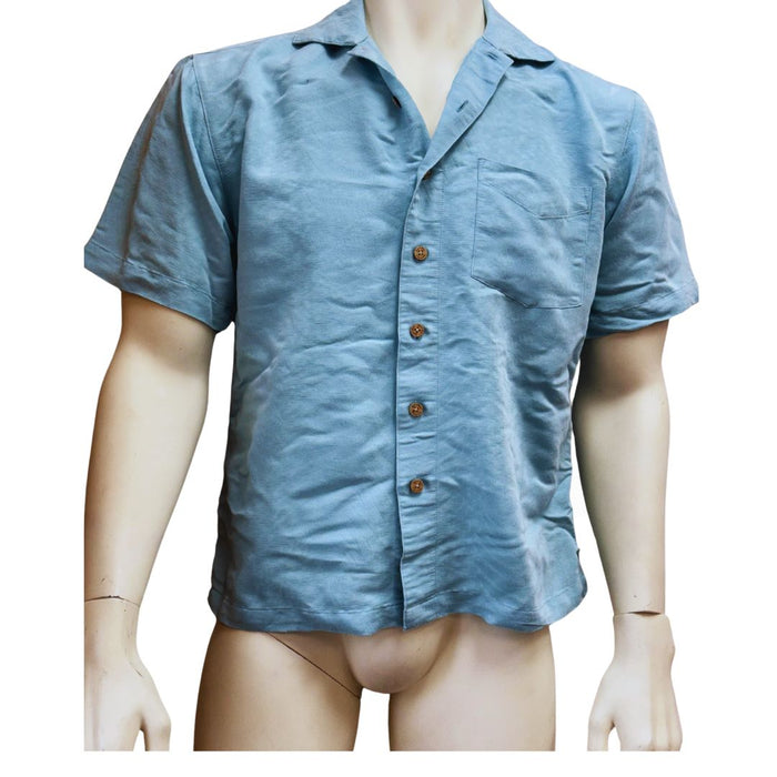 Batik Bay Men's Shirt ,Blue, Size Small by Vanessa Jane