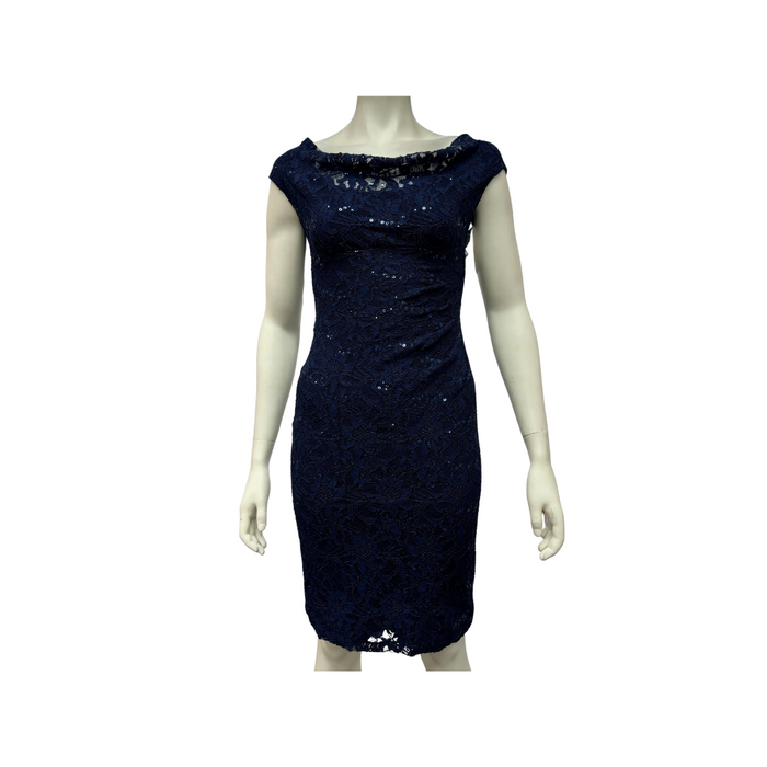 Lauren Ralph Lauren Womens Floral-Lace Dress, Size 0 by Vanessa Jane