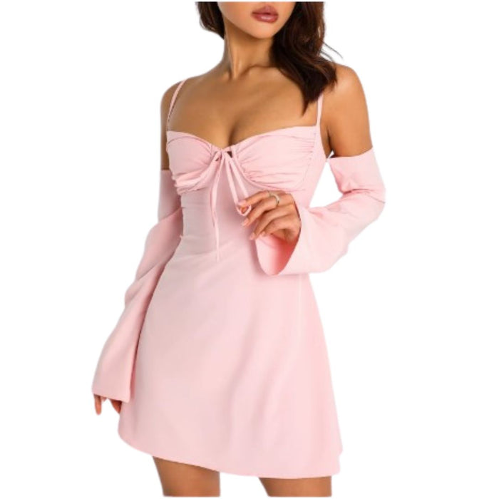 Puloru Women Off-Shoulder Mini Dress, Size Large by Vanessa Jane