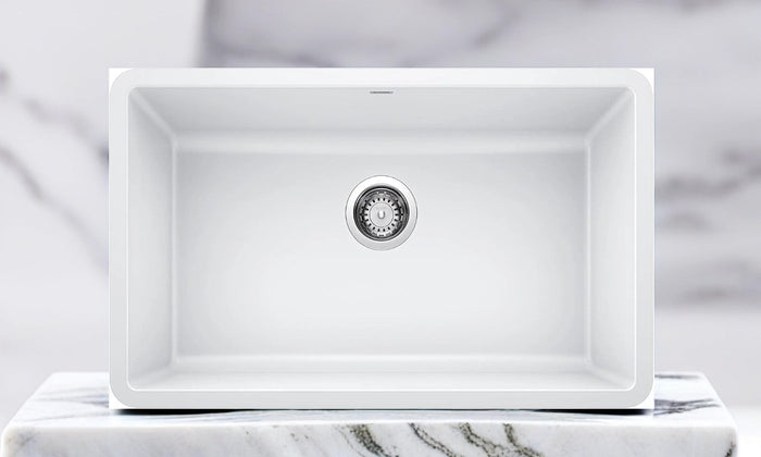 Blanco 442533 Precis Single Bowl-White 30in Kitchen Sink by Vanessa Jane
