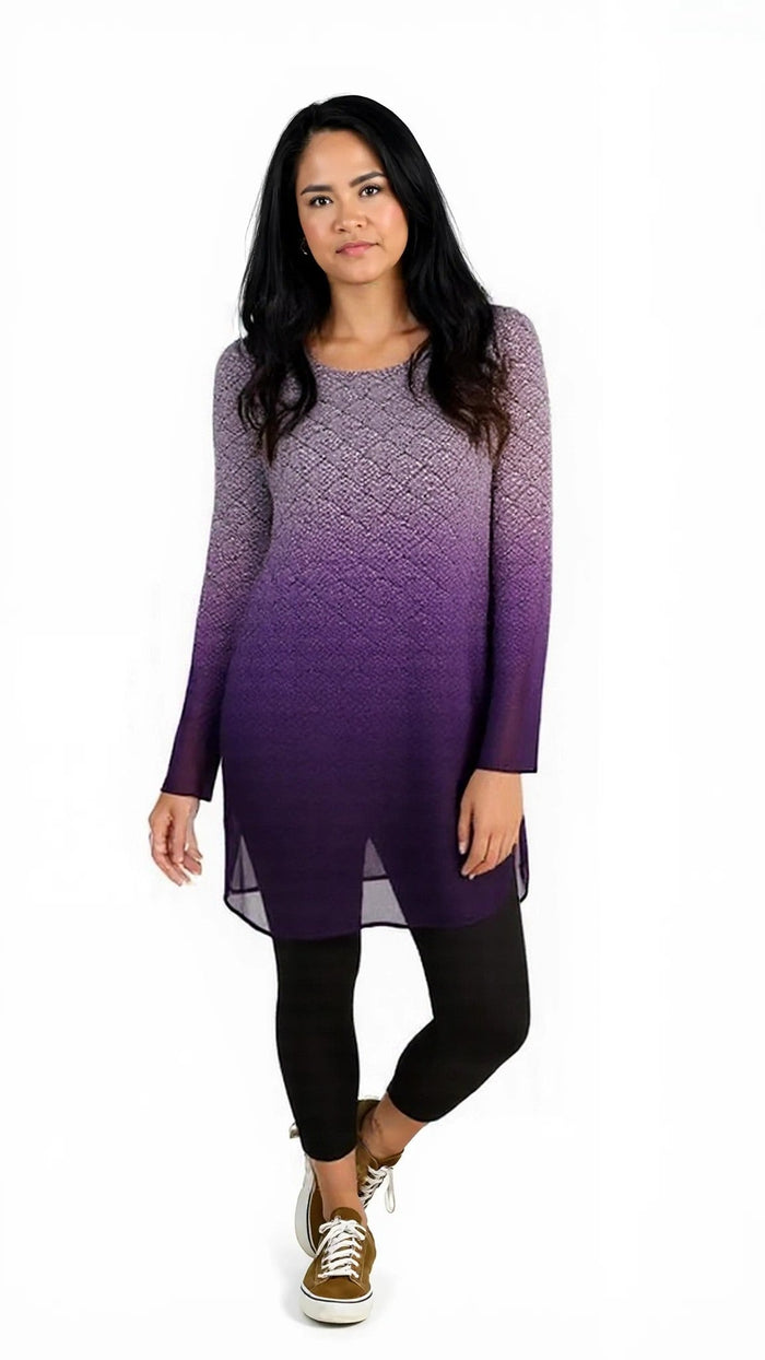 Alfani Women's Printed Super Tunic, Size Small by Vanessa Jane
