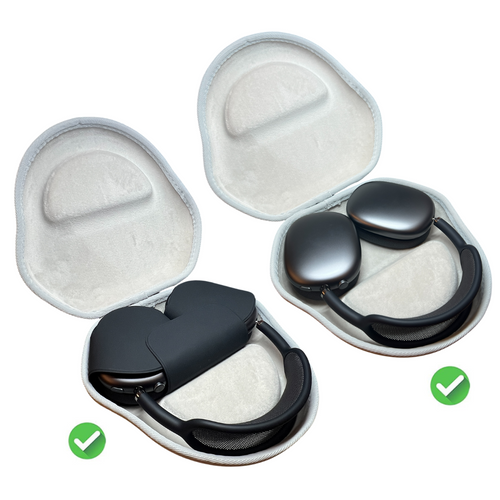 CentralSound Hard Cover Carrying Case for Apple AirPods Max Headphones Black by CentralSound
