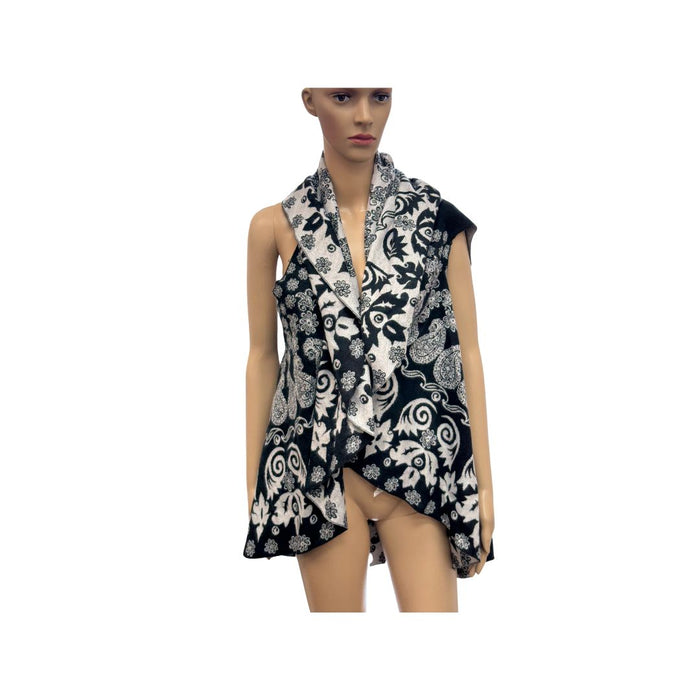 Womens Reversible Printed Cold Weather Shawl Wrap One Size by Vanessa Jane