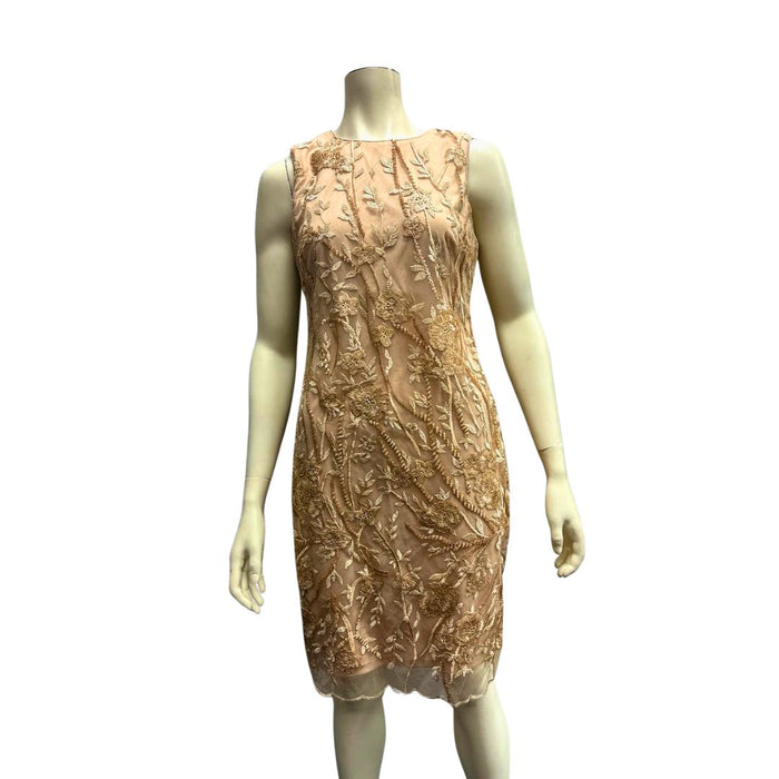 Calvin Klein Women's Embroidered Mesh Sheath Dress, Size 8 by Vanessa Jane